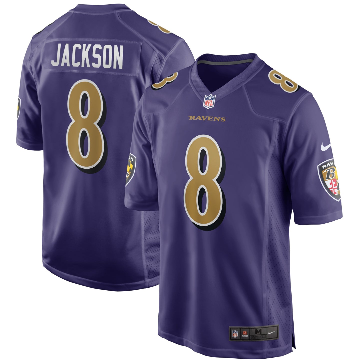 Lamar Jackson Baltimore Ravens Nike Alternate Game Jersey - Purple