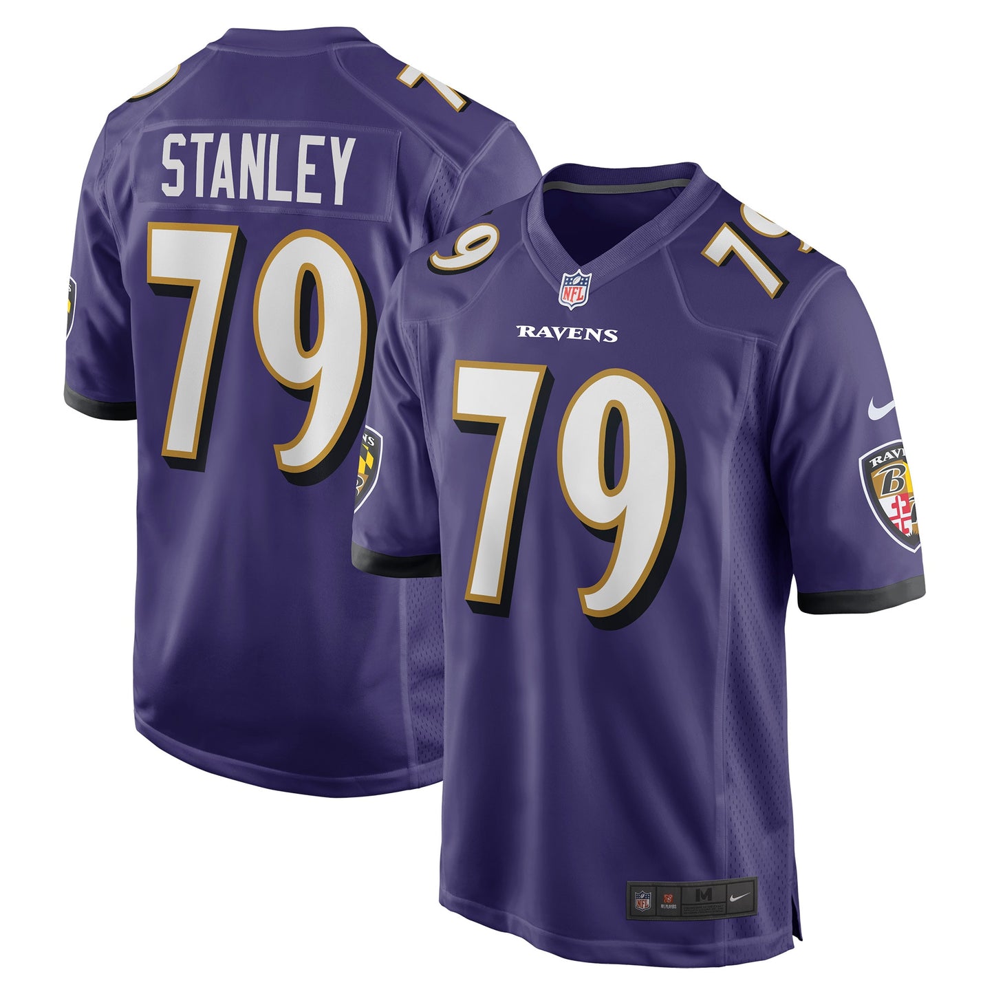 Ronnie Stanley Baltimore Ravens Nike Game Jersey - Purple